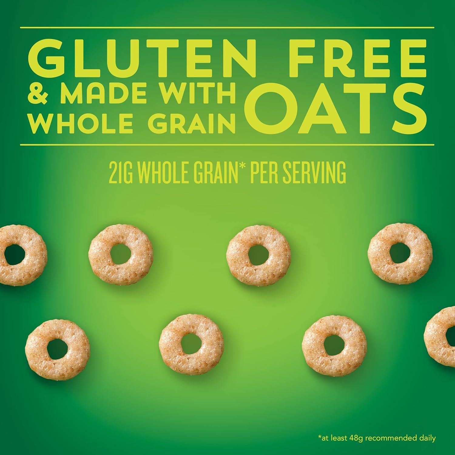 image:imageCheerios Breakfast Cereal Cup Gluten Free Single Serve Cereal 13 oz Pack of 12APPLE CINNAMON