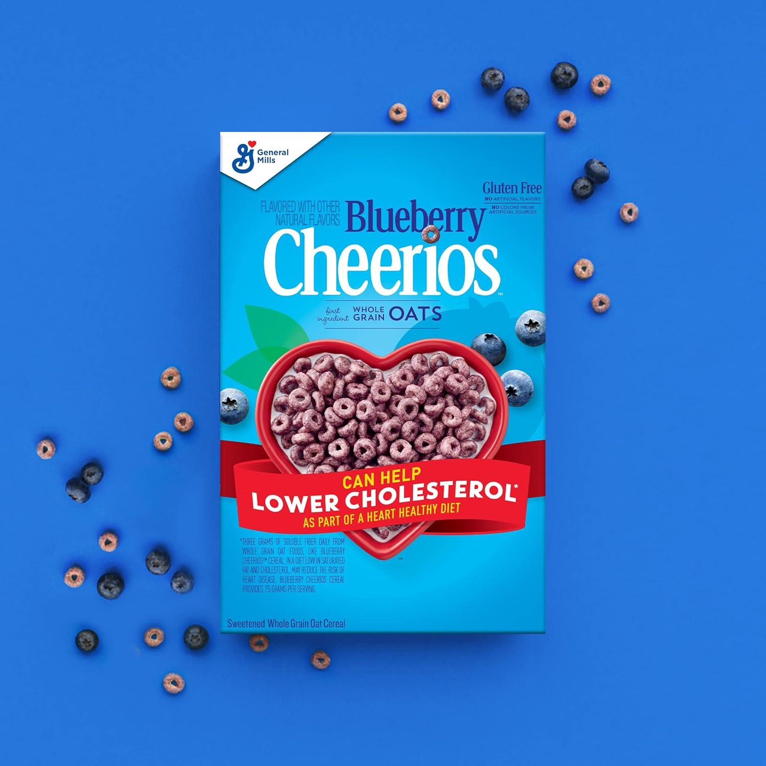 image:imageCheerios Breakfast Cereal Cup Gluten Free Single Serve Cereal 13 oz Pack of 12Blueberry
