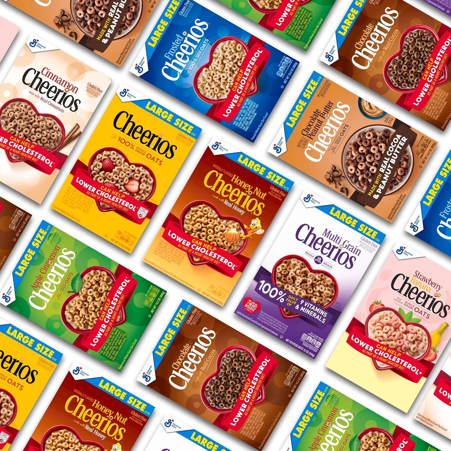 image:imageCheerios Breakfast Cereal Cup Gluten Free Single Serve Cereal 13 oz Pack of 12Cheerios