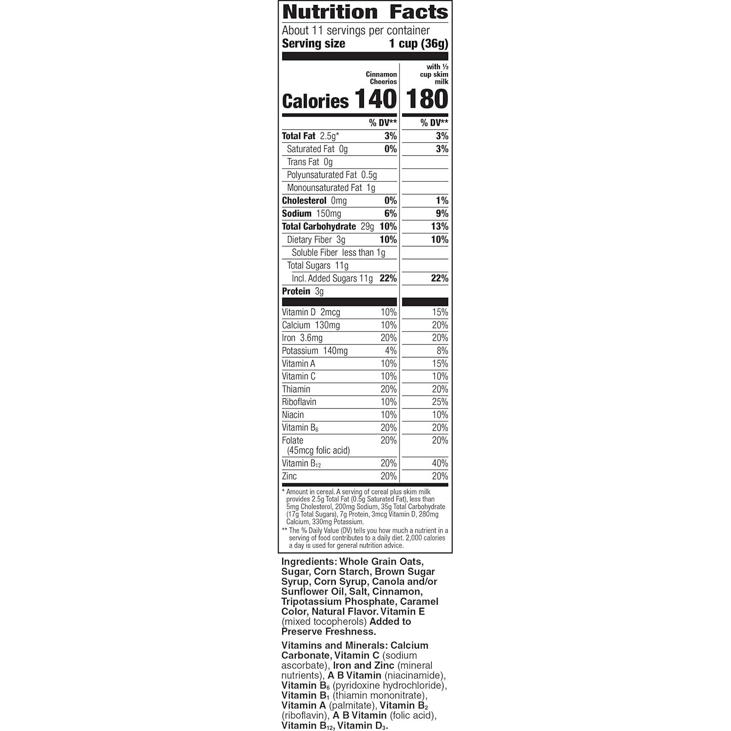 image:imageCheerios Breakfast Cereal Cup Gluten Free Single Serve Cereal 13 oz Pack of 12Cinnamon