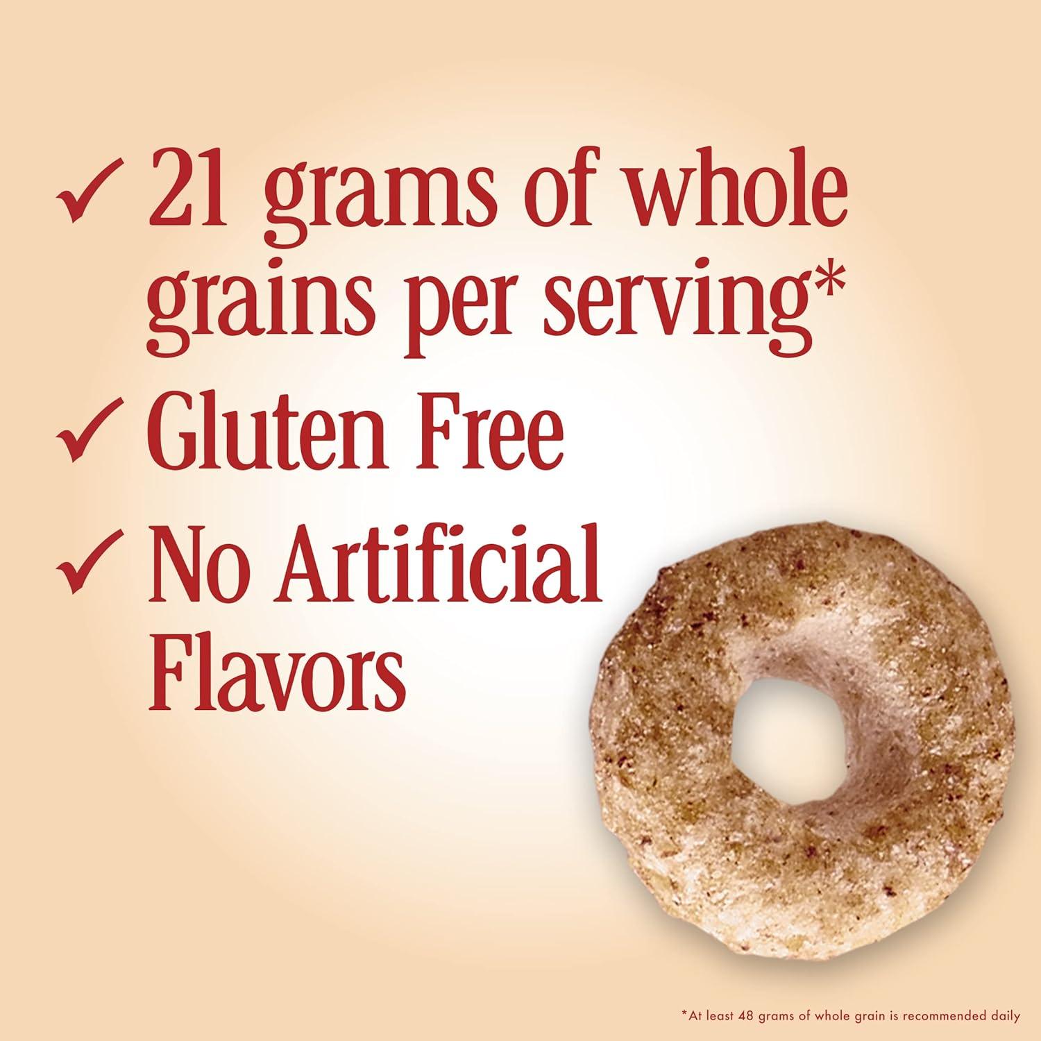image:imageCheerios Breakfast Cereal Cup Gluten Free Single Serve Cereal 13 oz Pack of 12Cinnamon