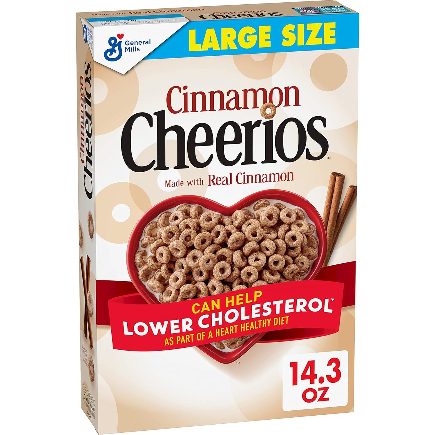 image:imageCheerios Breakfast Cereal Cup Gluten Free Single Serve Cereal 13 oz Pack of 12Cinnamon
