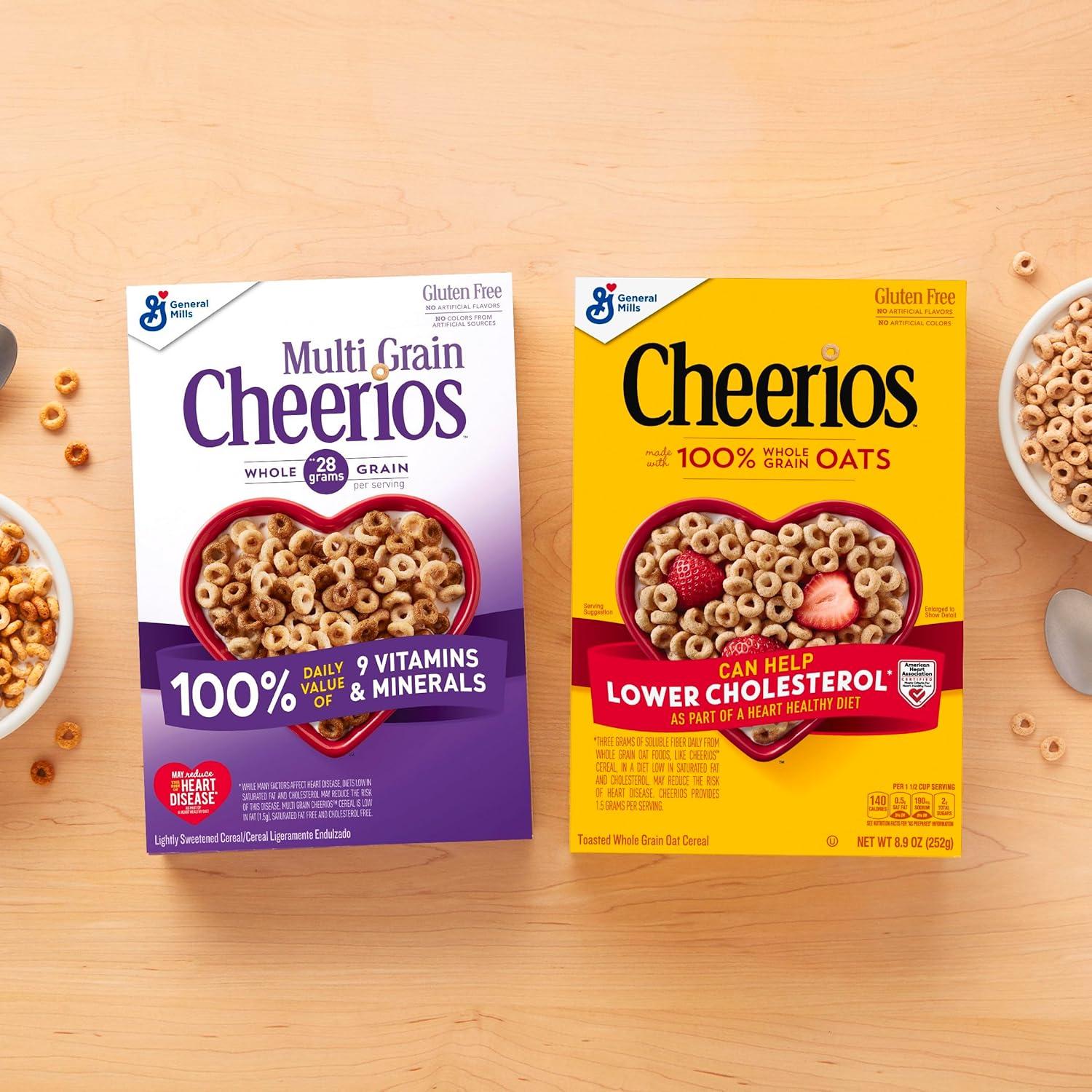 image:imageCheerios Breakfast Cereal Cup Gluten Free Single Serve Cereal 13 oz Pack of 12Multi Grain