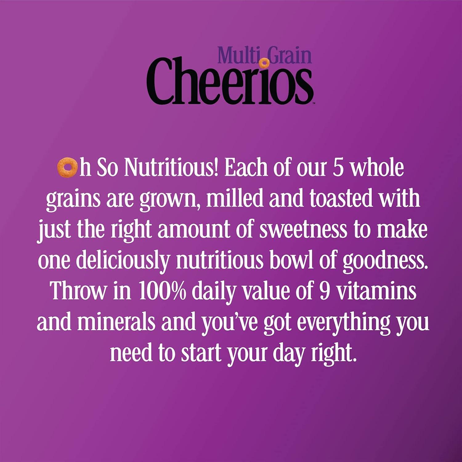 image:imageCheerios Breakfast Cereal Cup Gluten Free Single Serve Cereal 13 oz Pack of 12Multi Grain Cheerios