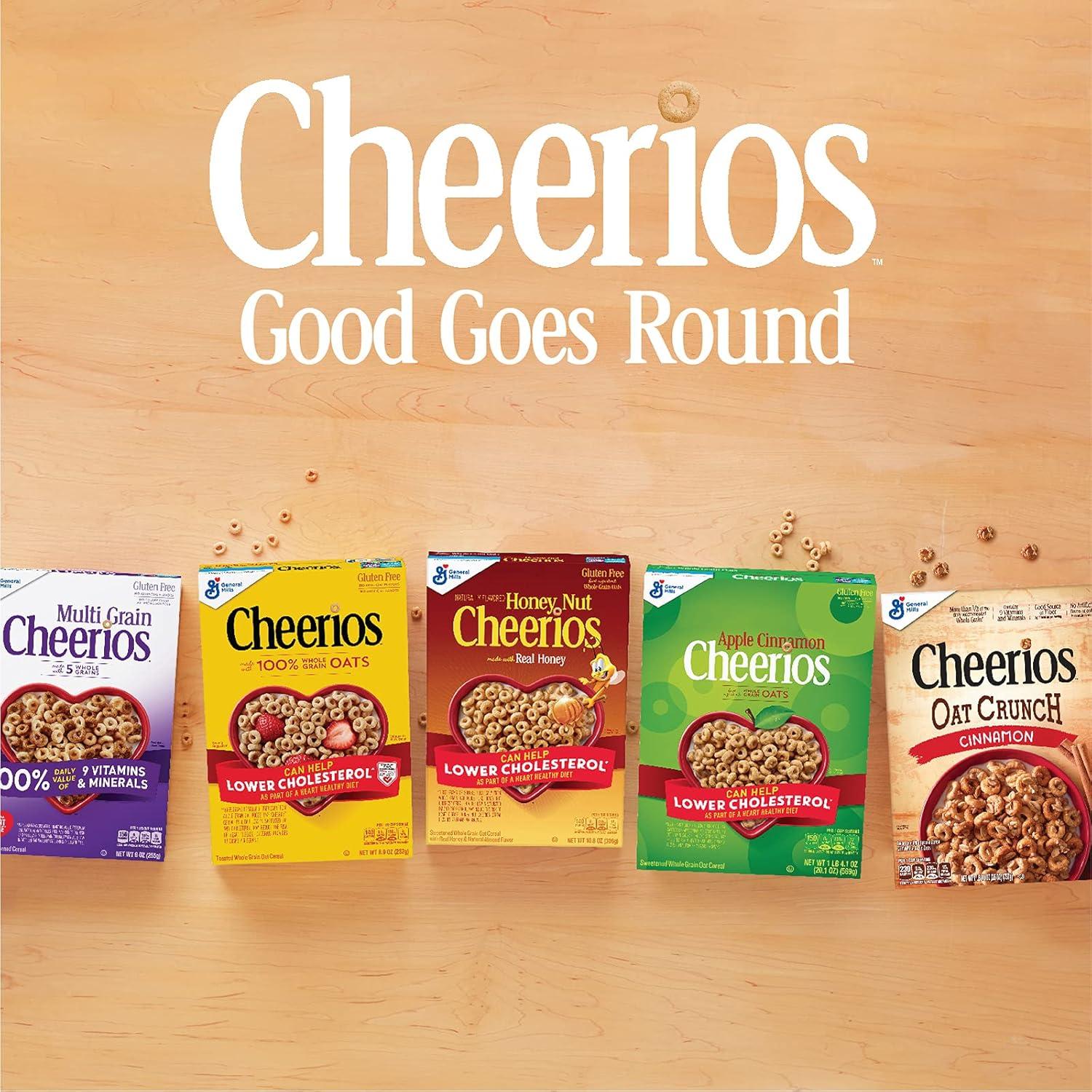 image:imageCheerios Breakfast Cereal Cup Gluten Free Single Serve Cereal 13 oz Pack of 12Multi Grain Cheerios