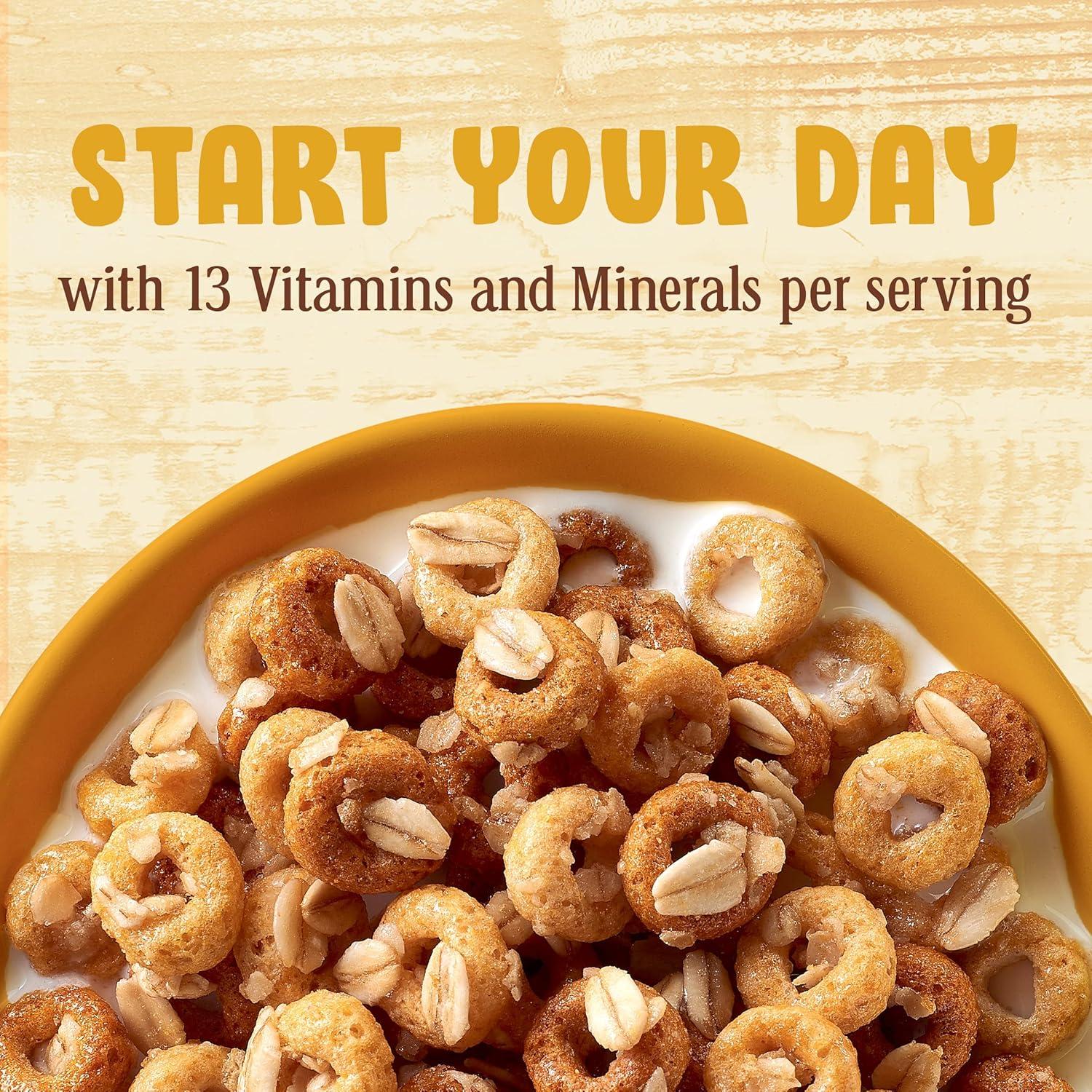 image:imageCheerios Breakfast Cereal Cup Gluten Free Single Serve Cereal 13 oz Pack of 12Oats N Honey