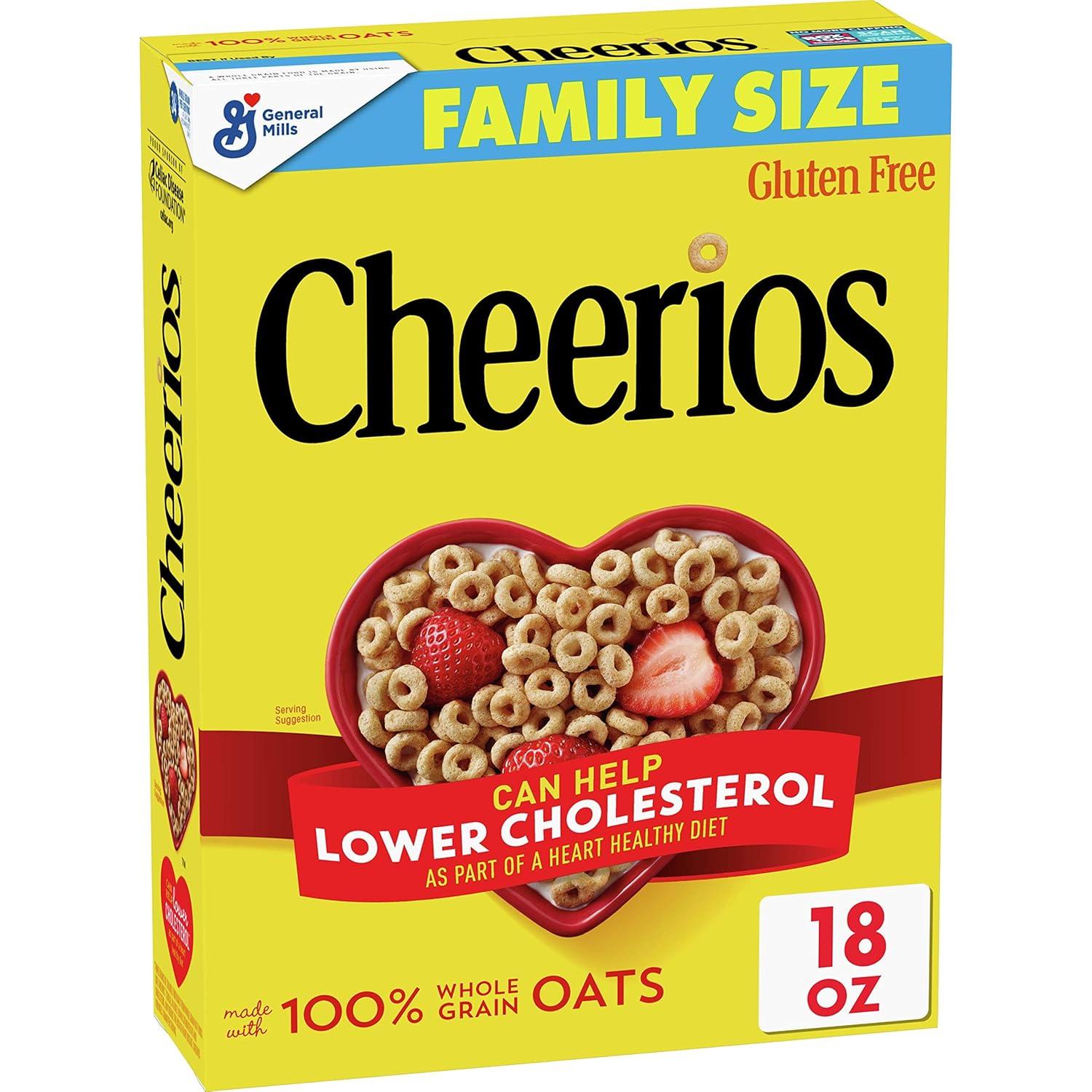image:imageCheerios Breakfast Cereal Cup Gluten Free Single Serve Cereal 13 oz Pack of 12Original