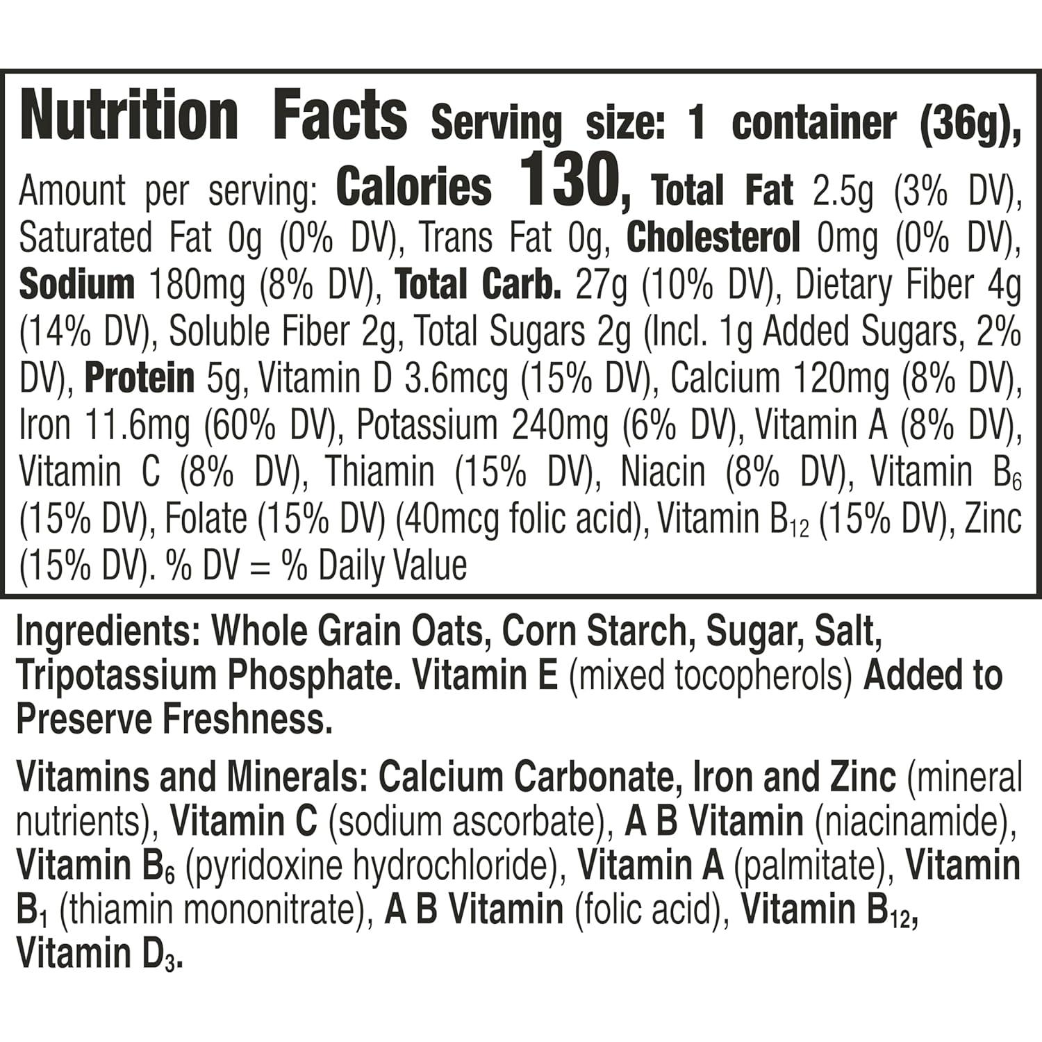 image:imageCheerios Breakfast Cereal Cup Gluten Free Single Serve Cereal 13 oz Pack of 12Original