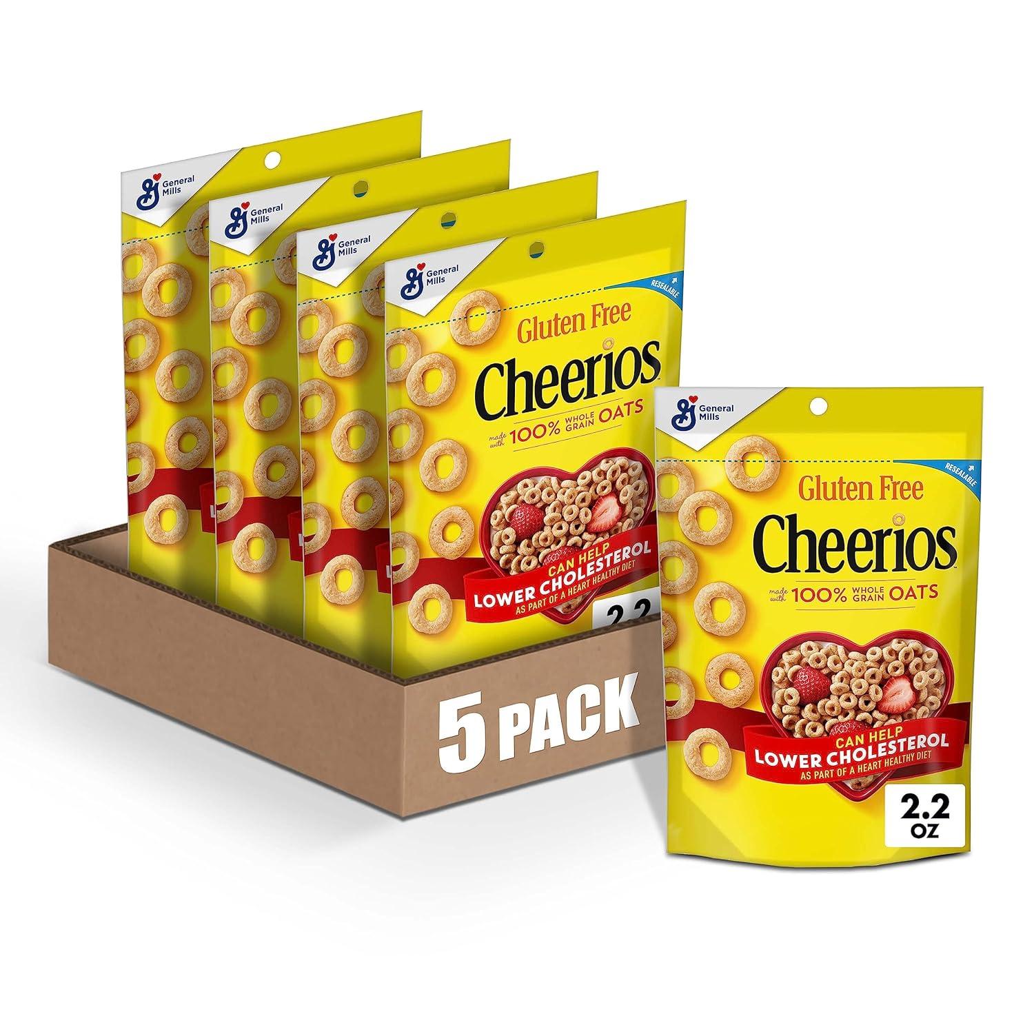 image:imageCheerios Breakfast Cereal Cup Gluten Free Single Serve Cereal 13 oz Pack of 12Original