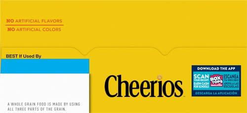 image:imageCheerios Cereal Limited Edition Heart Shapes Affirmations Box Heart Healthy Gluten Free Large Size 12 oz18 Ounce Pack of 4