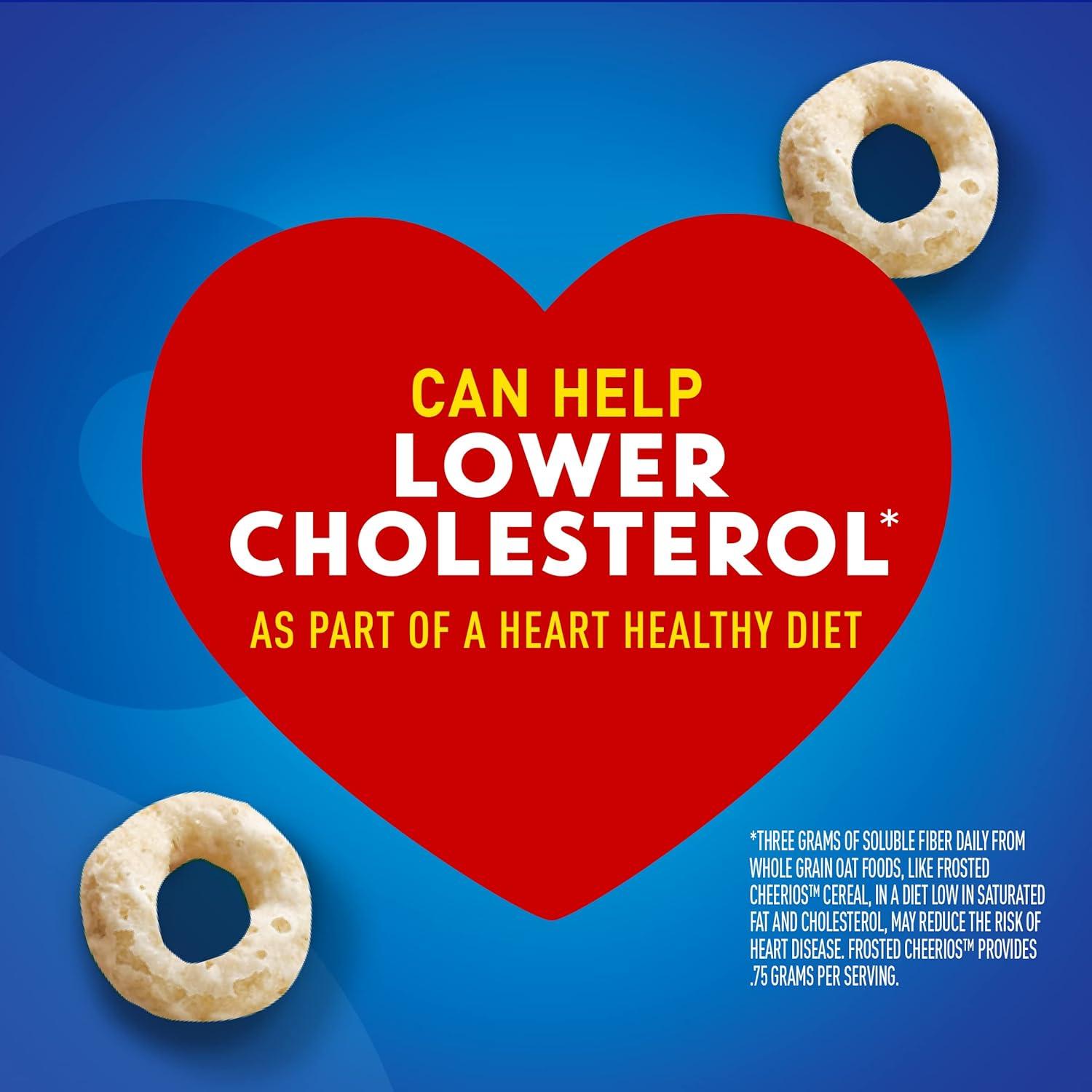 image:imageFrosted Cheerios Heart Healthy Cereal Family Size 184 oz135 Ounce Pack of 2