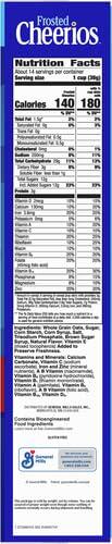 image:imageFrosted Cheerios Heart Healthy Cereal Family Size 184 oz184 Ounce Pack of 4