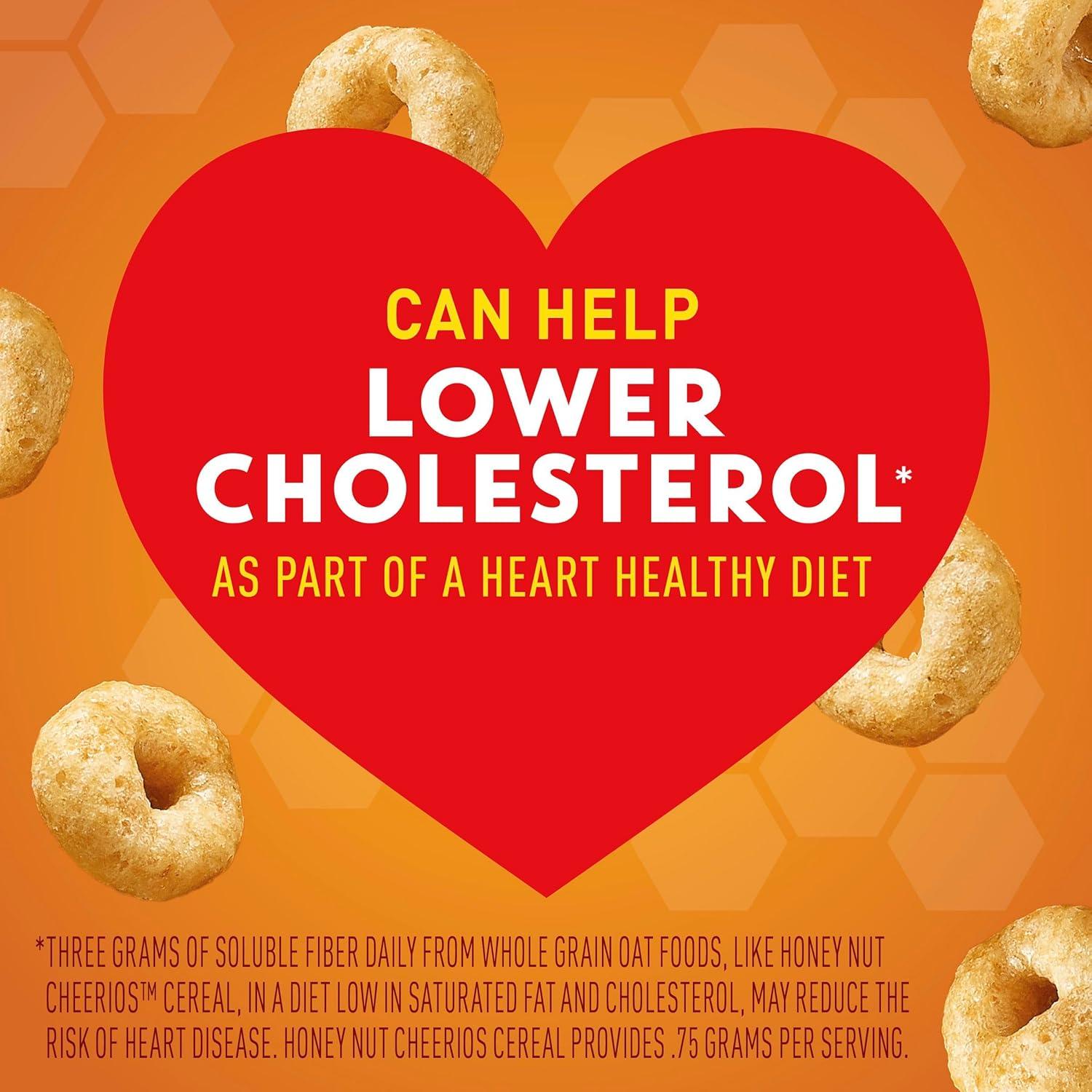 image:imageHoney Nut Cheerios Heart Healthy Breakfast Cereal Gluten Free Cereal With Whole Grain Oats Value Bag 32 ozHoney Nut