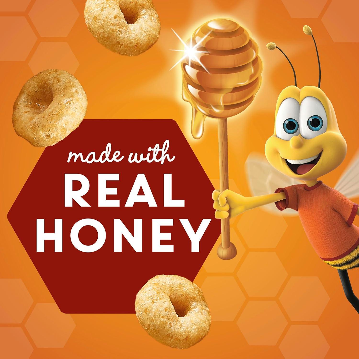 image:imageHoney Nut Cheerios Heart Healthy Breakfast Cereal Gluten Free Cereal With Whole Grain Oats Value Bag 32 ozHoney Nut
