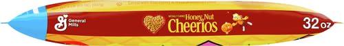image:imageHoney Nut Cheerios Heart Healthy Breakfast Cereal Gluten Free Cereal With Whole Grain Oats Value Bag 32 ozHoney Nut