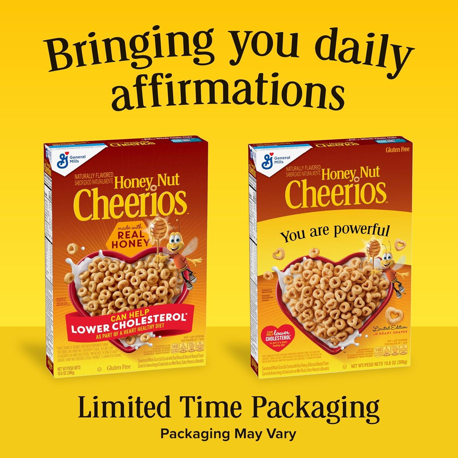 image:imageHoney Nut Cheerios Heart Healthy Breakfast Cereal Gluten Free Cereal With Whole Grain Oats Value Bag 32 ozHoney Nut