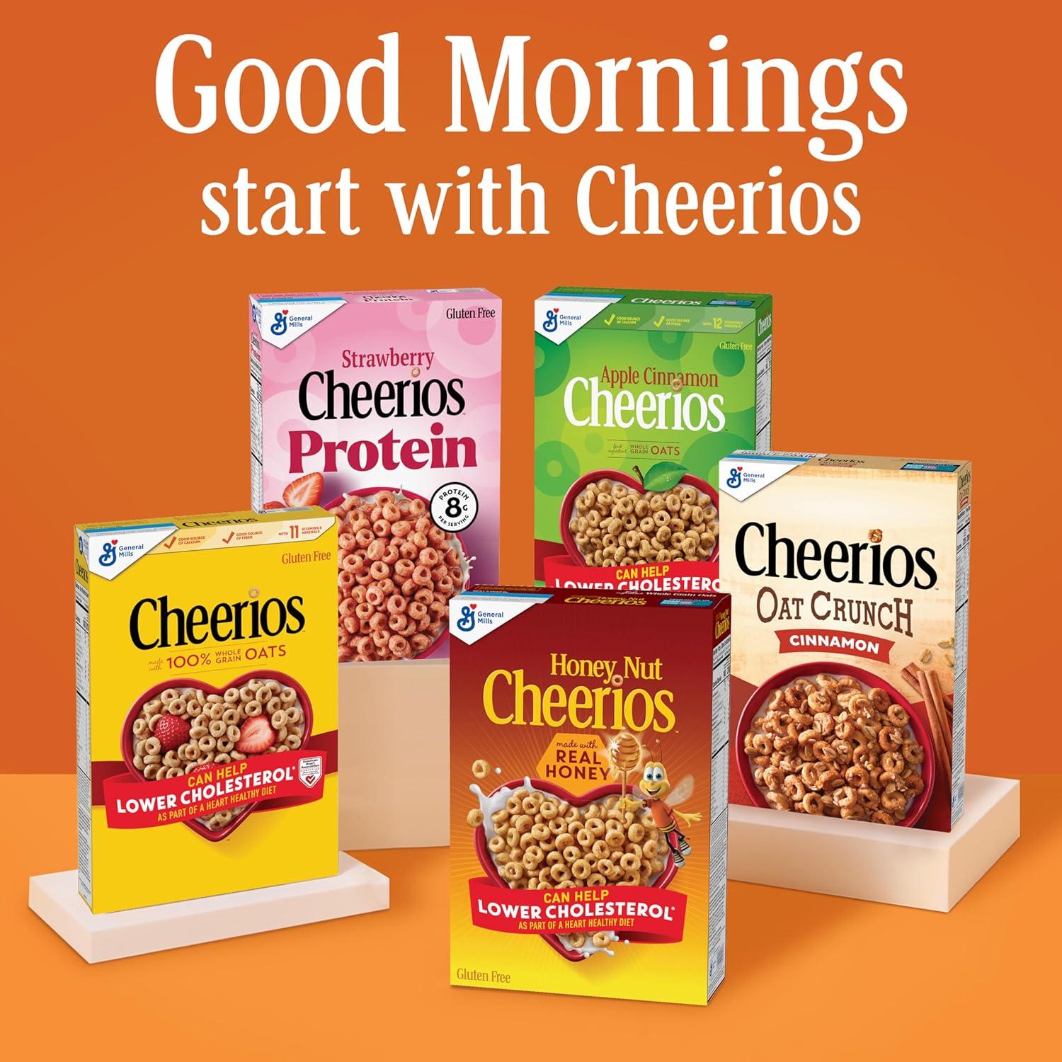 image:imageHoney Nut Cheerios Heart Healthy Breakfast Cereal Gluten Free Cereal With Whole Grain Oats Value Bag 32 ozHoney Nut