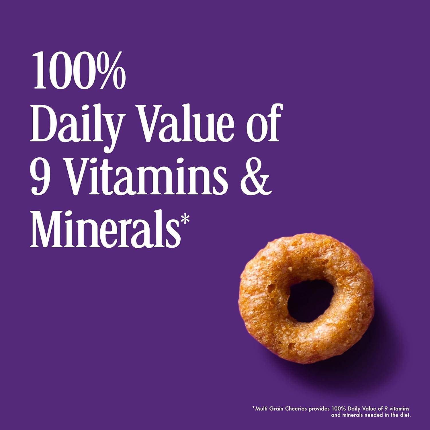image:imageMulti Grain Cheerios Heart Healthy Breakfast Cereal Large Size 12 oz12 Ounce Pack of 4