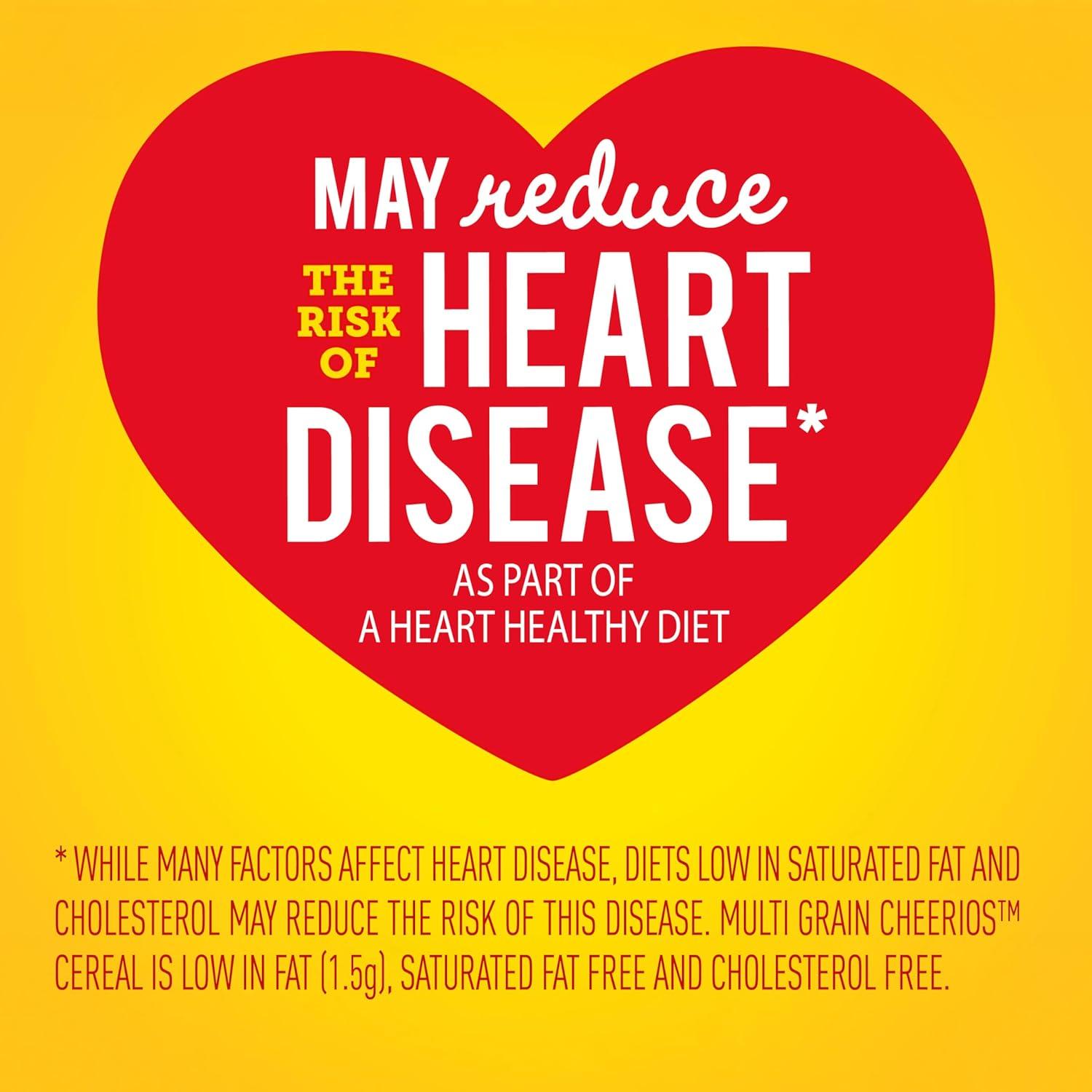 image:imageMulti Grain Cheerios Heart Healthy Breakfast Cereal Large Size 12 oz206 Ounce Pack of 1