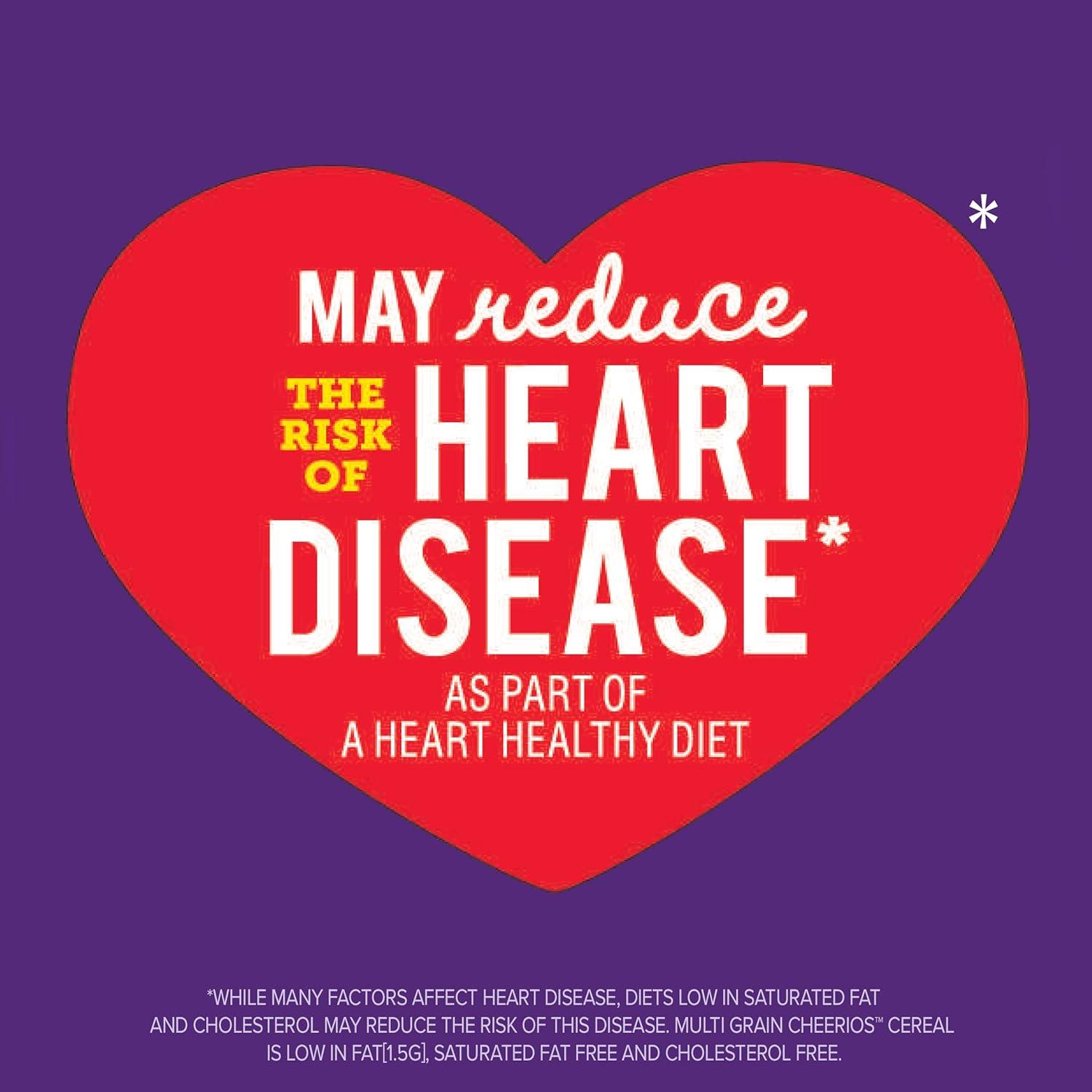 image:imageMulti Grain Cheerios Heart Healthy Breakfast Cereal Large Size 12 oz9 Ounce Pack of 2