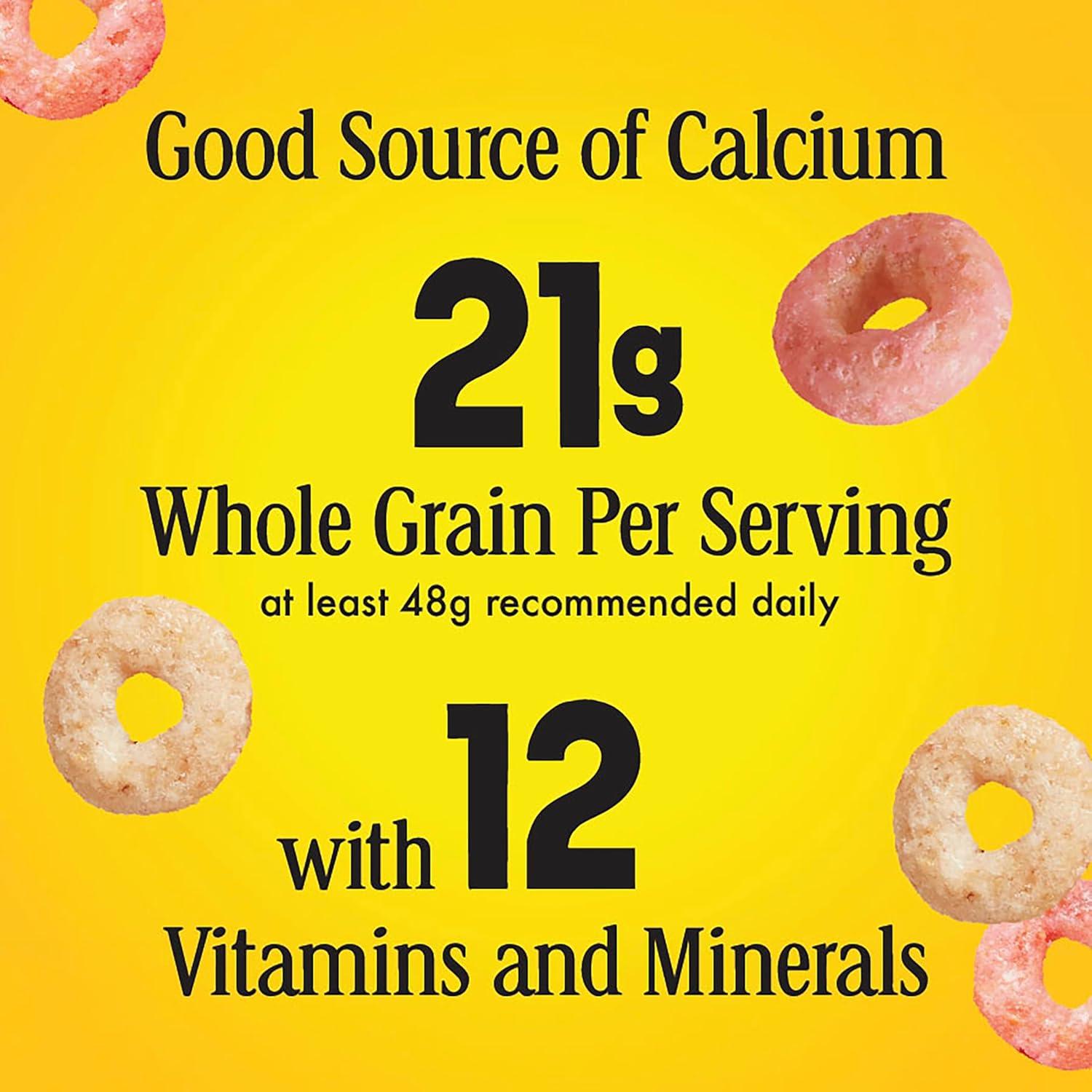 image:imageStrawberry Banana Cheerios Heart Healthy Gluten Free Breakfast Cereal Made with Whole Grain Oats Large Size 149 ozStrawberry Banana