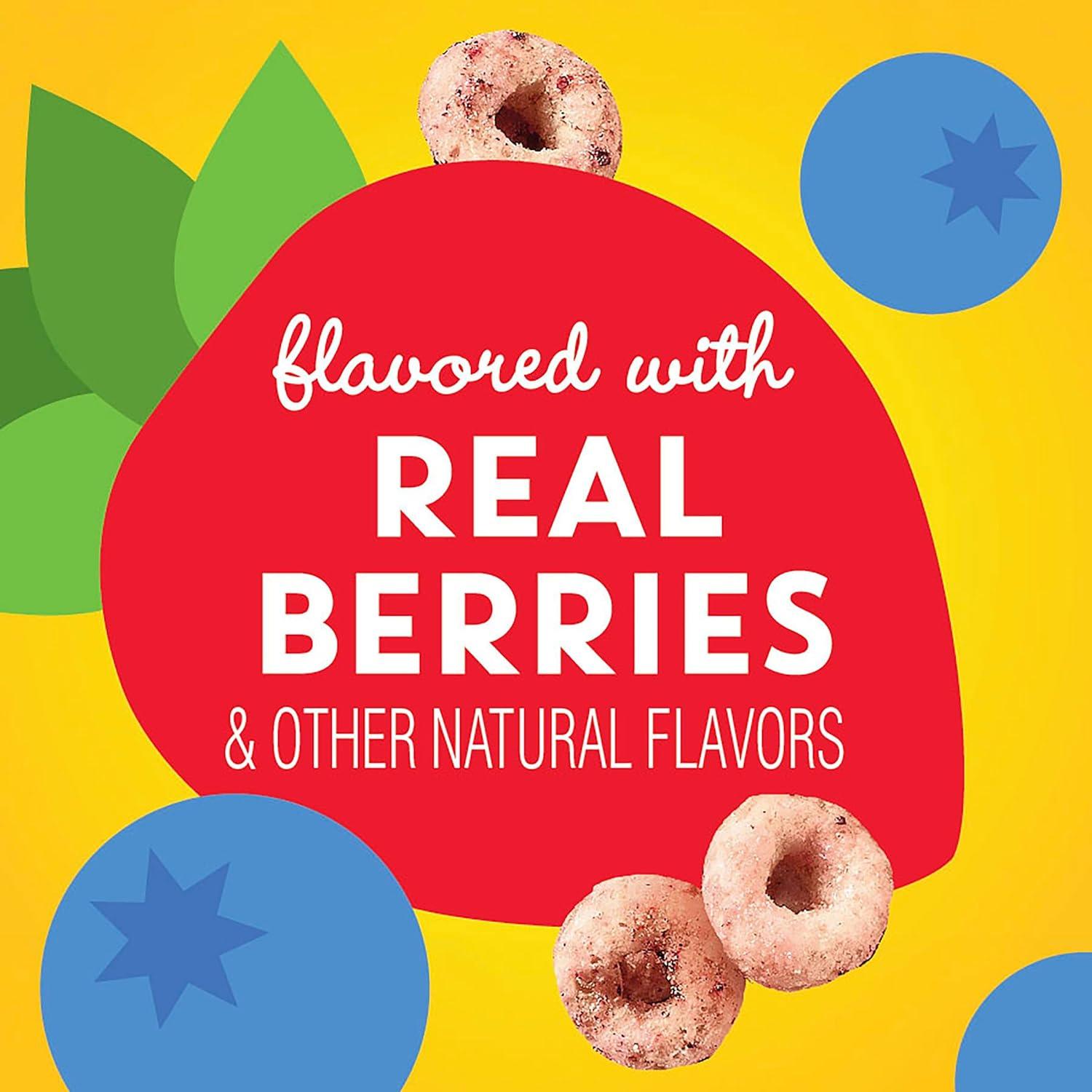 image:imageVery Berry Cheerios Heart Healthy Gluten Free Breakfast Cereal Made with Whole Grain Oats Family Size 186 oz145 Ounce Pack of 1