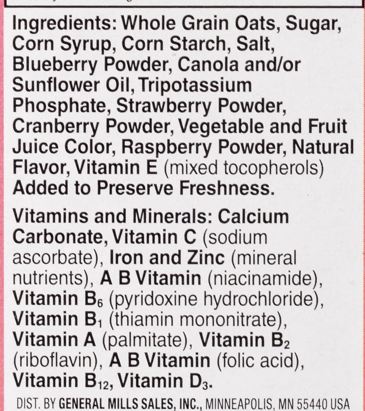 image:imageVery Berry Cheerios Heart Healthy Gluten Free Breakfast Cereal Made with Whole Grain Oats Family Size 186 oz145 Ounce Pack of 2