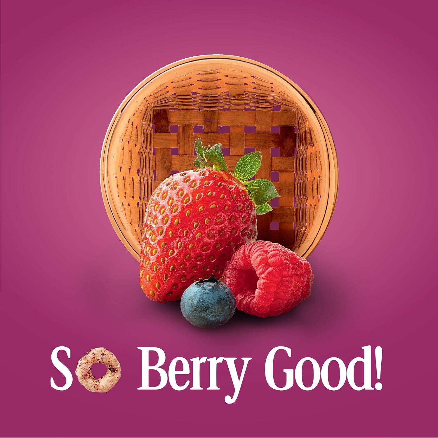 image:imageVery Berry Cheerios Heart Healthy Gluten Free Breakfast Cereal Made with Whole Grain Oats Family Size 186 oz145 Ounce Pack of 2