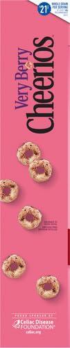 image:imageVery Berry Cheerios Heart Healthy Gluten Free Breakfast Cereal Made with Whole Grain Oats Family Size 186 oz186 Ounce Pack of 2