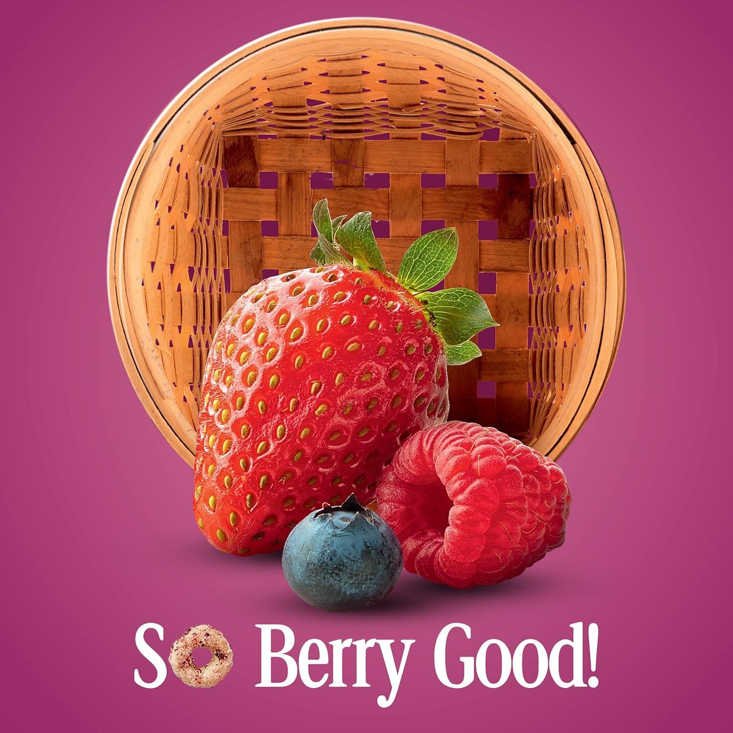 image:imageVery Berry Cheerios Heart Healthy Gluten Free Breakfast Cereal Made with Whole Grain Oats Family Size 186 oz186 Ounce Pack of 2