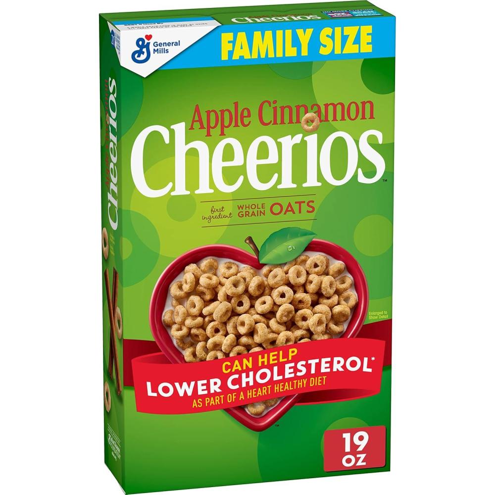 image:imageCheerios Breakfast Cereal Cup Gluten Free Single Serve Cereal 13 oz Pack of 12APPLE CINNAMON