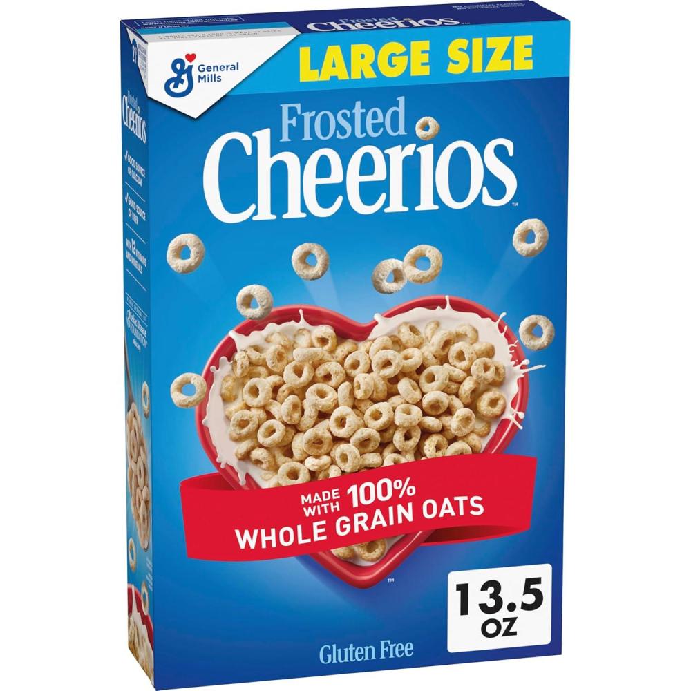 image:imageFrosted Cheerios Heart Healthy Cereal Family Size 184 oz135 Ounce Pack of 1