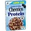 image:imageCheerios Protein Cereal Cookies and Crme 8g Protein Family Size 15 oz112 Ounce Pack of 1