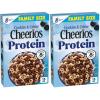 image:imageCheerios Protein Cereal Cookies and Crme 8g Protein Family Size 15 oz15 Ounce Pack of 2