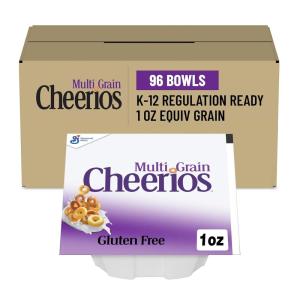 Apple Cinnamon Cheerios Bowl Pak Cereal, 96Count(Multigrain)