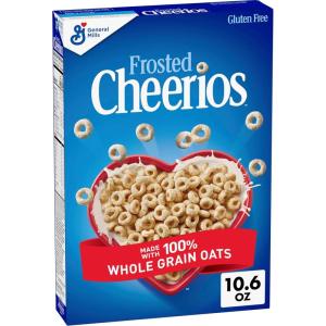 Frosted Cheerios, Heart Healthy Cereal, Family Size, 18.4 oz(10.6 Ounce (Pack of 1))