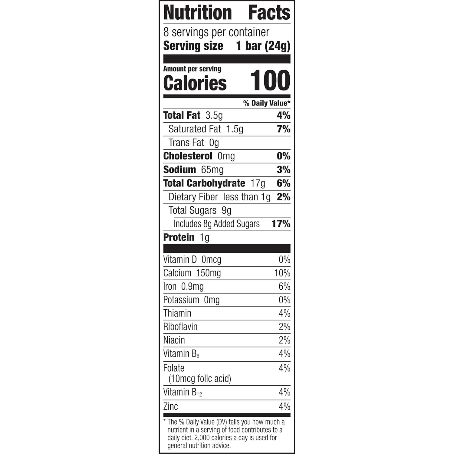 image:imageHoney Nut Cheerios Breakfast Cereal Treat Bars Snack Bars 8 ct8 Count Pack of 5