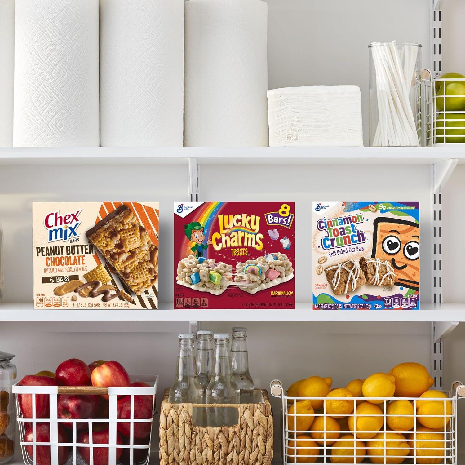 image:imageHoney Nut Cheerios Breakfast Cereal Treat Bars Snack Bars 8 ct8 Count Pack of 6