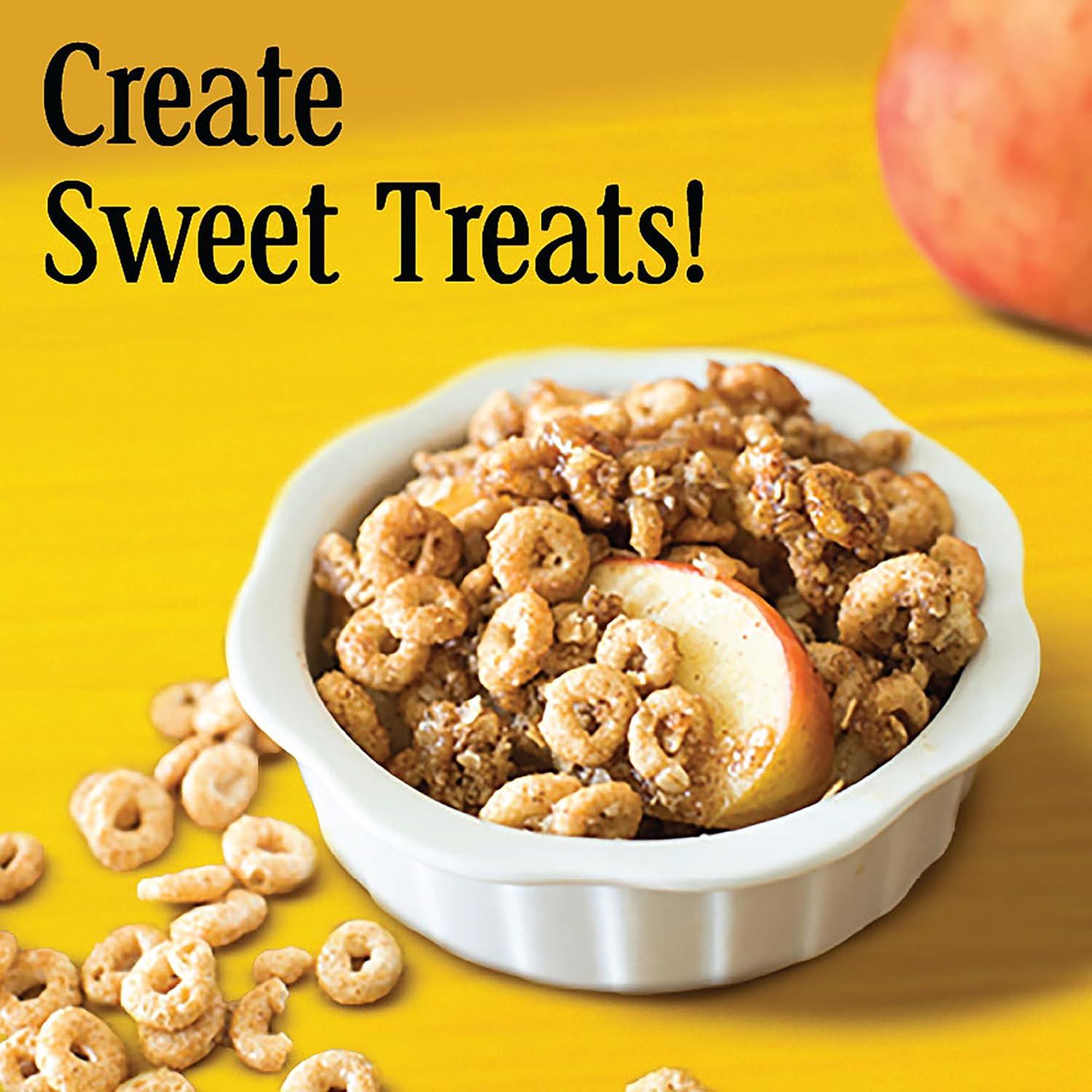 image:imageApple Cinnamon Cheerios Heart Healthy Gluten Free Breakfast Cereal Made with Whole Grain Oats Large Size 142 oz11 Ounce
