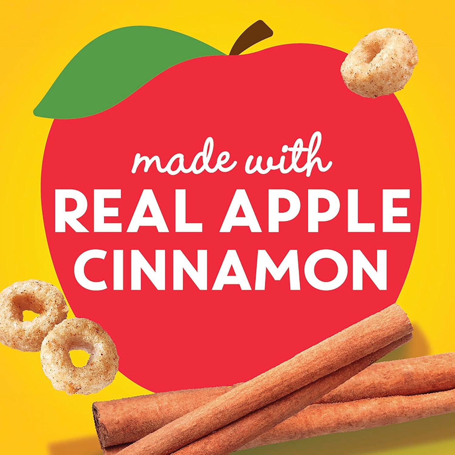 image:imageApple Cinnamon Cheerios Heart Healthy Gluten Free Breakfast Cereal Made with Whole Grain Oats Large Size 142 oz142 Ounce Pack of 1