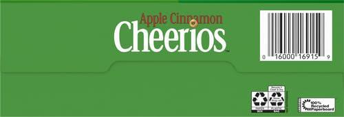 image:imageApple Cinnamon Cheerios Heart Healthy Gluten Free Breakfast Cereal Made with Whole Grain Oats Large Size 142 oz19 Ounce Pack of 4