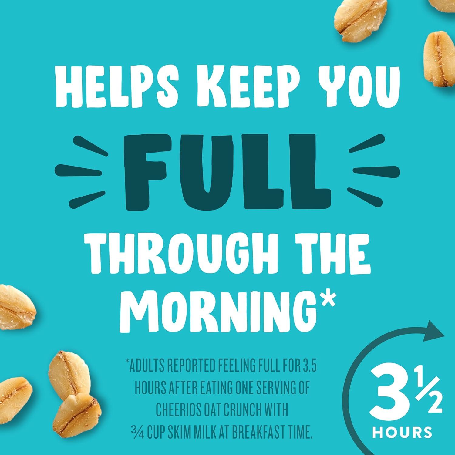 image:imageCheerios Oat Crunch Almond Breakfast Cereal Made with Whole Grain Large Size 182 ozAlmond