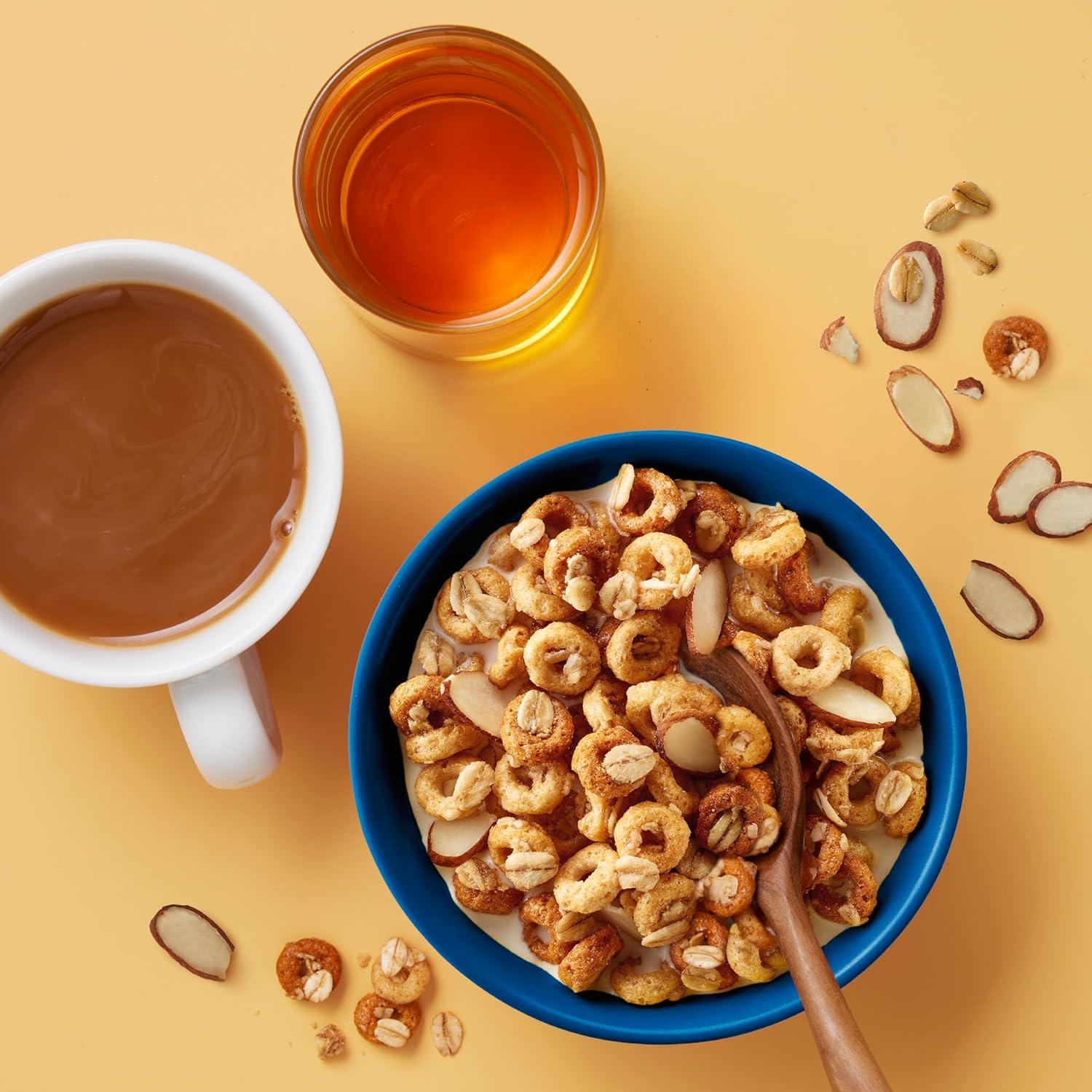 image:imageCheerios Oat Crunch Almond Breakfast Cereal Made with Whole Grain Large Size 182 ozAlmond