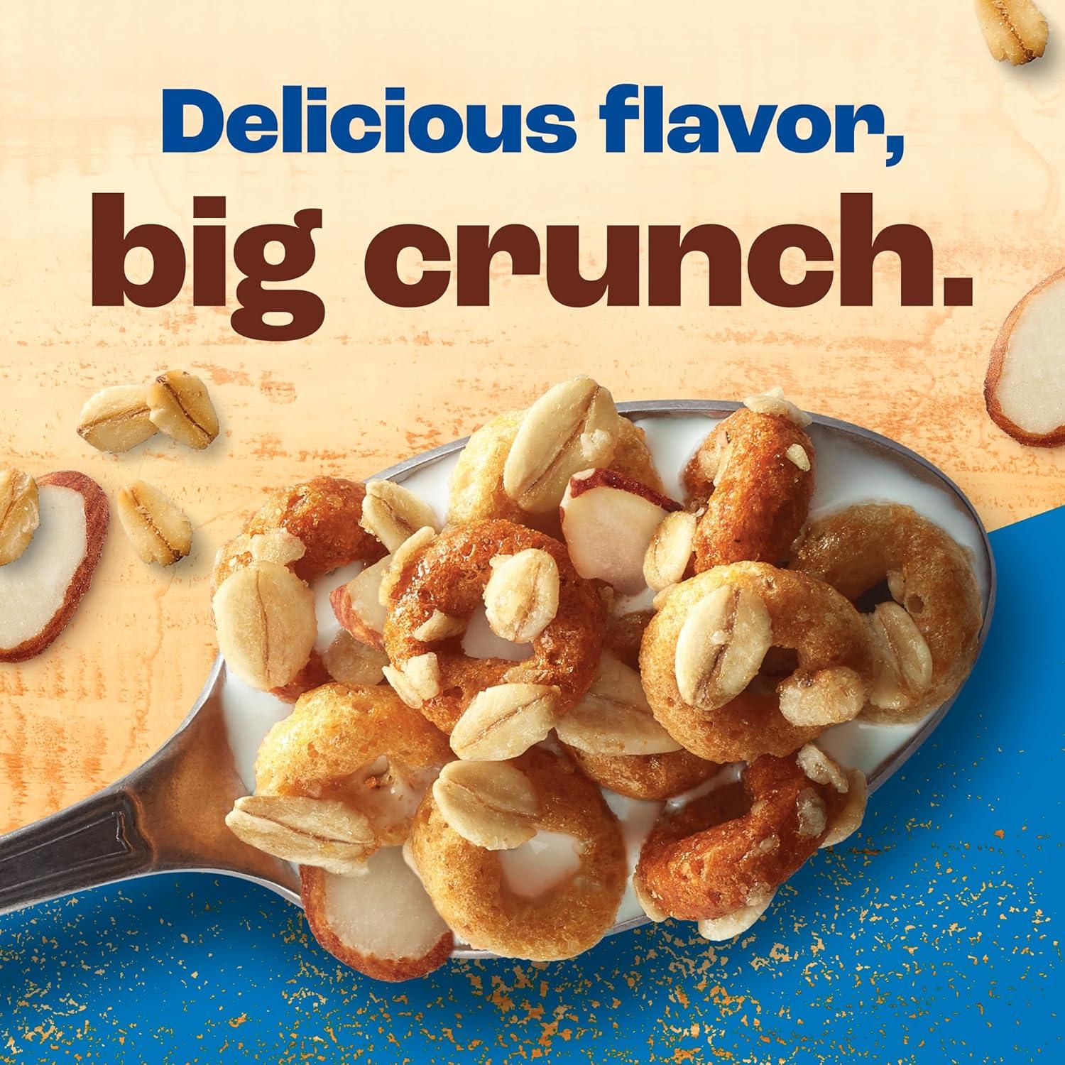 image:imageCheerios Oat Crunch Almond Breakfast Cereal Made with Whole Grain Large Size 182 ozAlmond