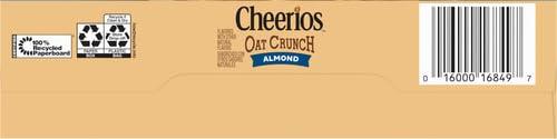 image:imageCheerios Oat Crunch Almond Breakfast Cereal Made with Whole Grain Large Size 182 ozAlmond