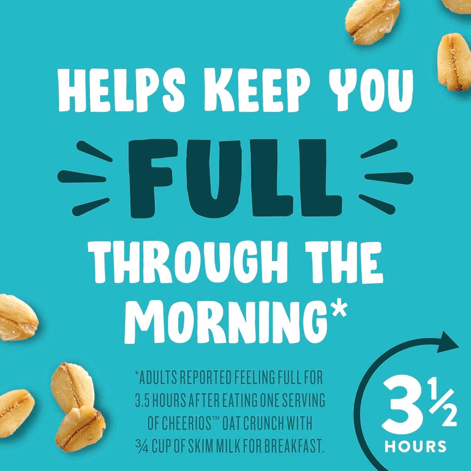 image:imageCheerios Oat Crunch Almond Breakfast Cereal Made with Whole Grain Large Size 182 ozAlmond