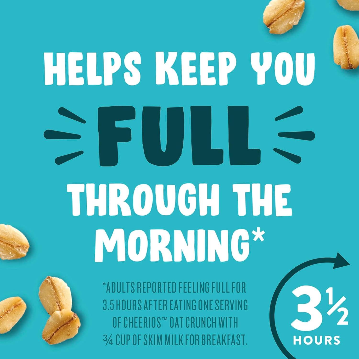 image:imageCheerios Oat Crunch Oats N Honey Breakfast Cereal Made with Whole Grain Large Size 182 oz24 Ounce Pack of 1