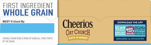 image:imageCheerios Oat Crunch Oats N Honey Breakfast Cereal Made with Whole Grain Large Size 182 oz24 Ounce Pack of 2