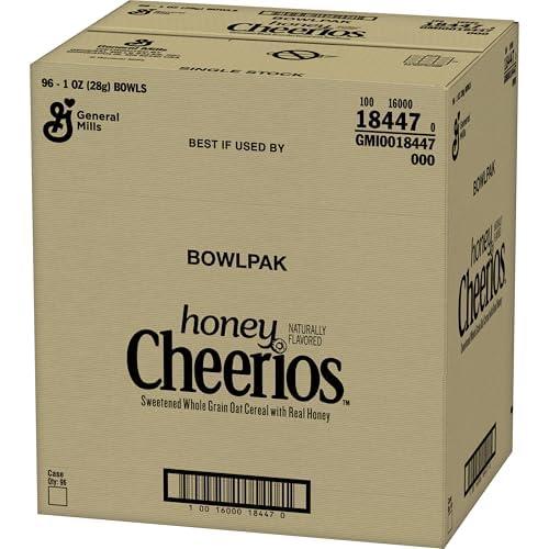 image:imageHoney Cheerios Single Serve Bowl Gluten Free with Whole Grains 1 Oz Single Serve Bowls 96 PackHoney