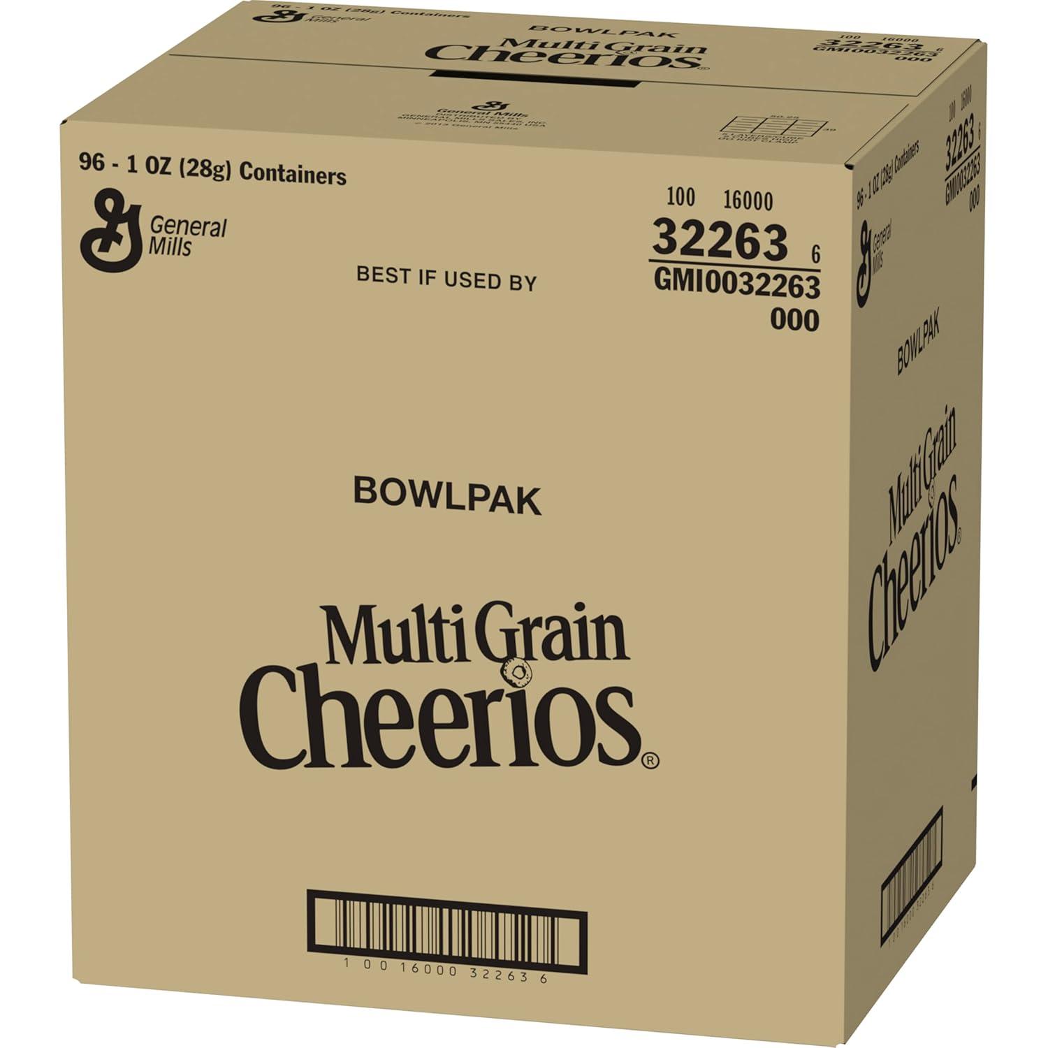 image:imageHoney Cheerios Single Serve Bowl Gluten Free with Whole Grains 1 Oz Single Serve Bowls 96 PackMultigrain